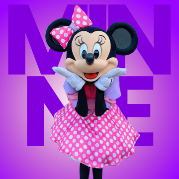 MINNIE / ROSA CON LILA / MICKEY MOUSE